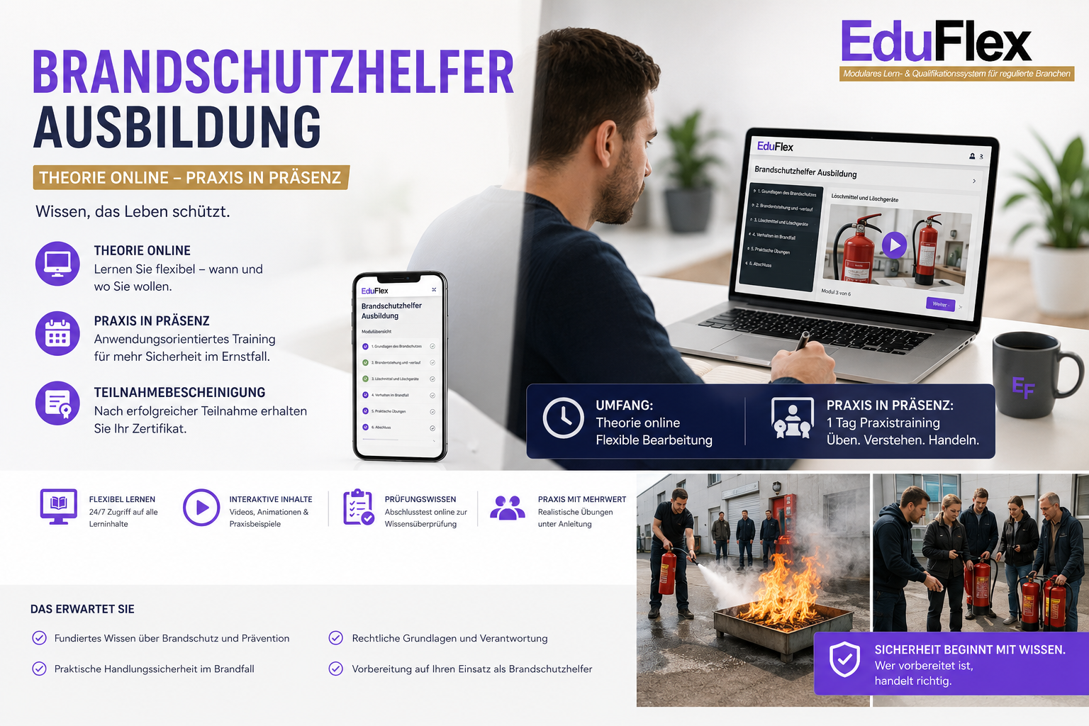 Brandschutzhelfer und Evakuierungshelfer - Ausbildung